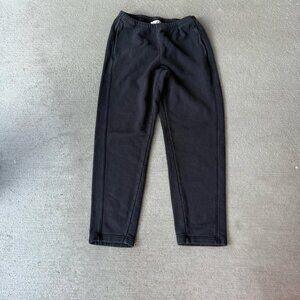 Xirem Sweatpants Men’s Large Black Fleece Lined Straight Leg Cozy Joggers